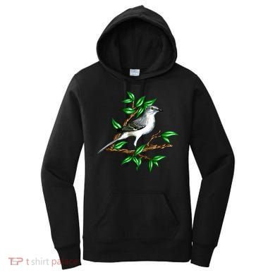 Wildlife - Mockingbird Posing Portrait Women's Hoodie