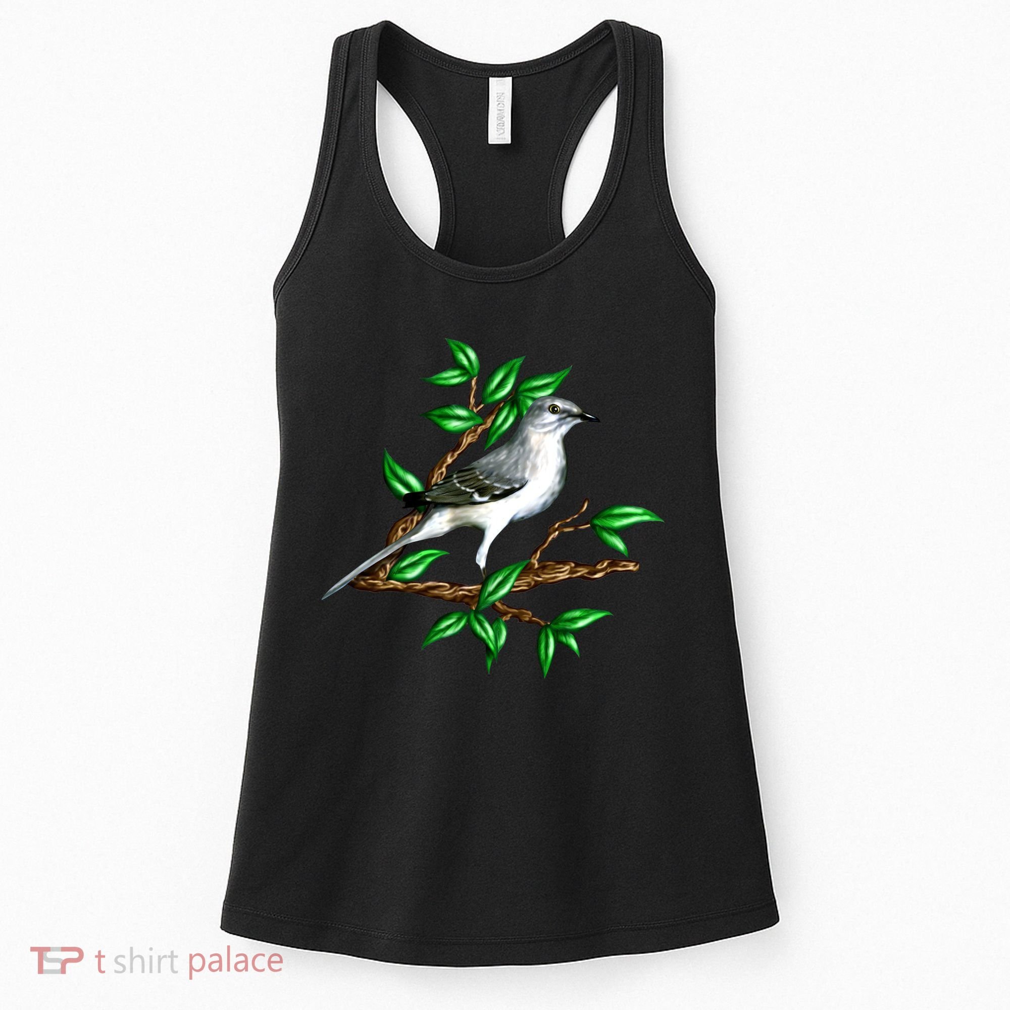 Wildlife - Mockingbird Posing Portrait Women's Tank Top