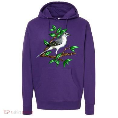 Wildlife - Mockingbird Posing Portrait Hoodie