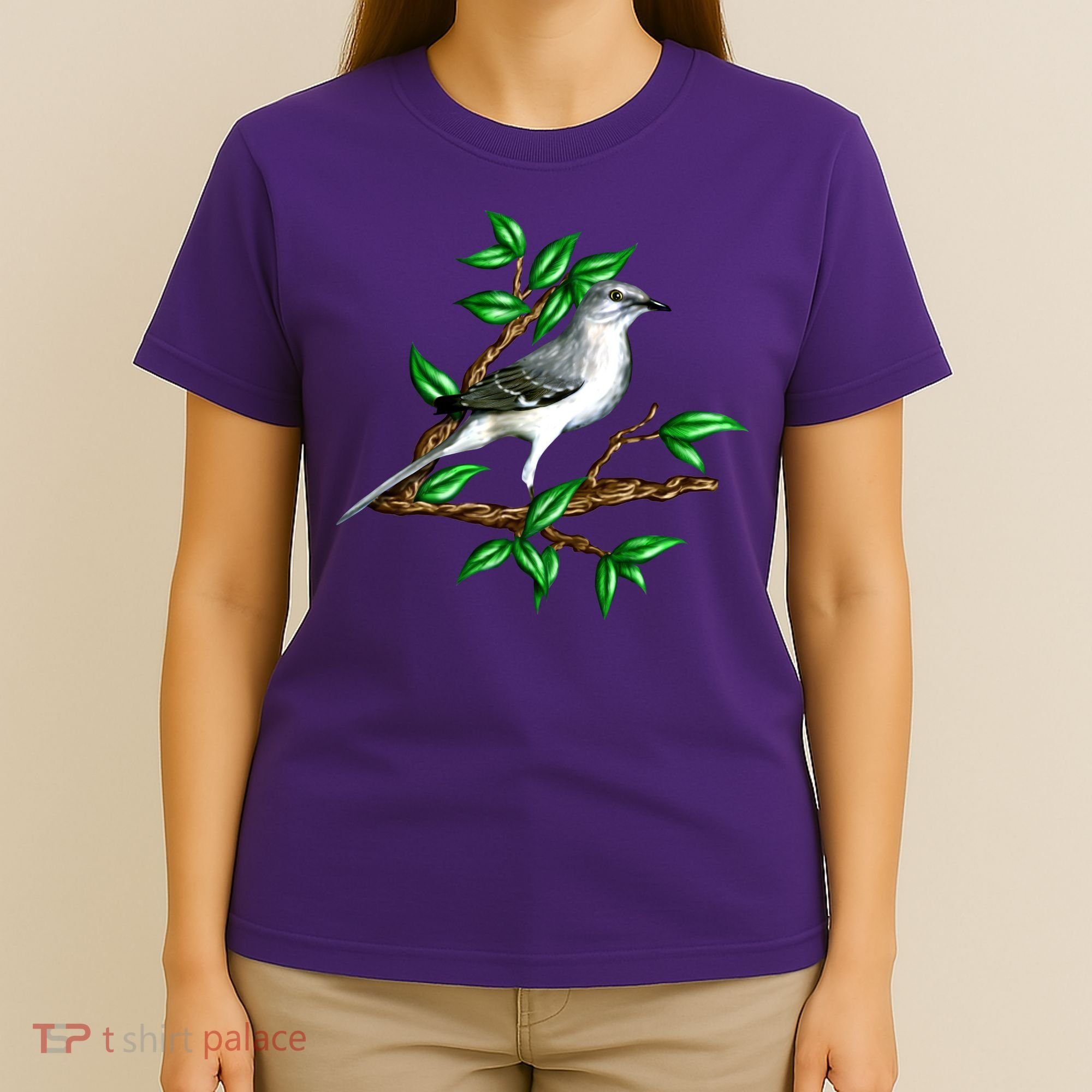 Wildlife - Mockingbird Posing Portrait T-Shirt