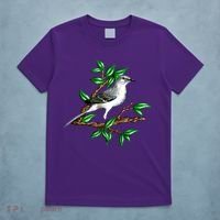 Wildlife - Mockingbird Posing Portrait T-Shirt thumb 5