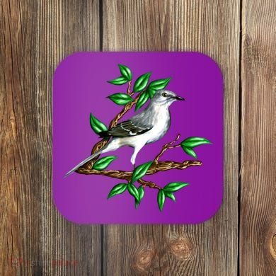 Wildlife - Mockingbird Posing Portrait Coaster