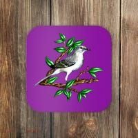 Wildlife - Mockingbird Posing Portrait Coaster thumb 0