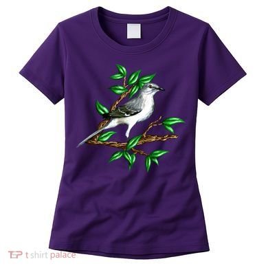 Wildlife - Mockingbird Posing Portrait Women's T-Shirt