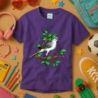 Wildlife - Mockingbird Posing Portrait Kids T-Shirt thumb 3