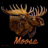 Wildlife - Moose Head Portrait Sweatshirt thumb 3
