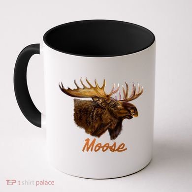 Wildlife - Moose Head Portrait Coffee Mug
