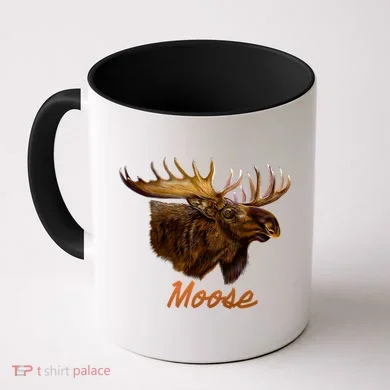 Wildlife - Moose Head Portrait Coffee Mug