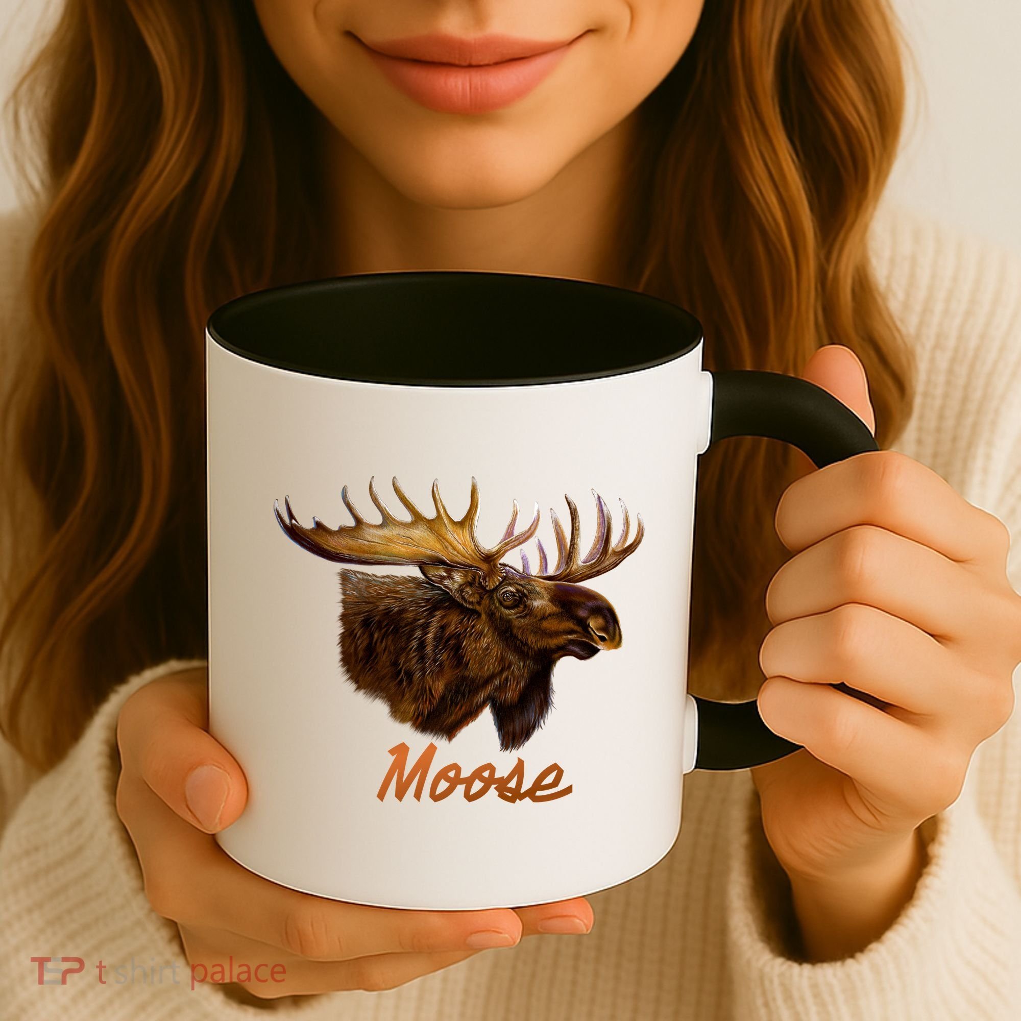 Wildlife - Moose Head Portrait Coffee Mug