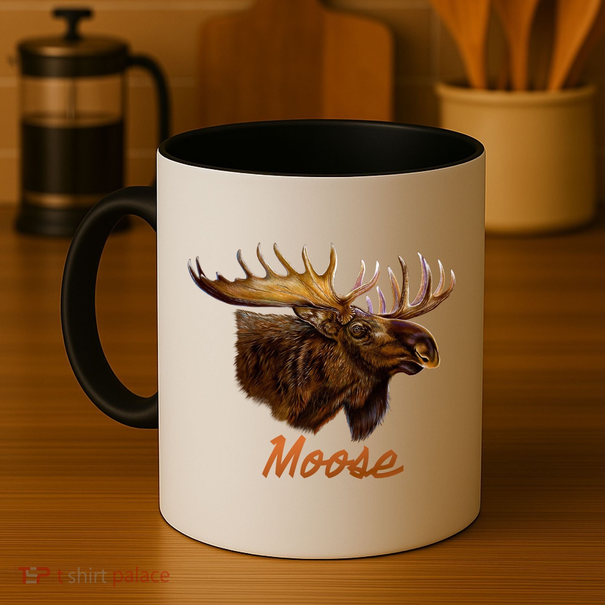Wildlife - Moose Head Portrait Coffee Mug