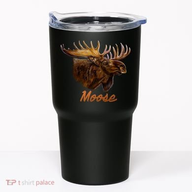 Wildlife - Moose Head Portrait Tumbler