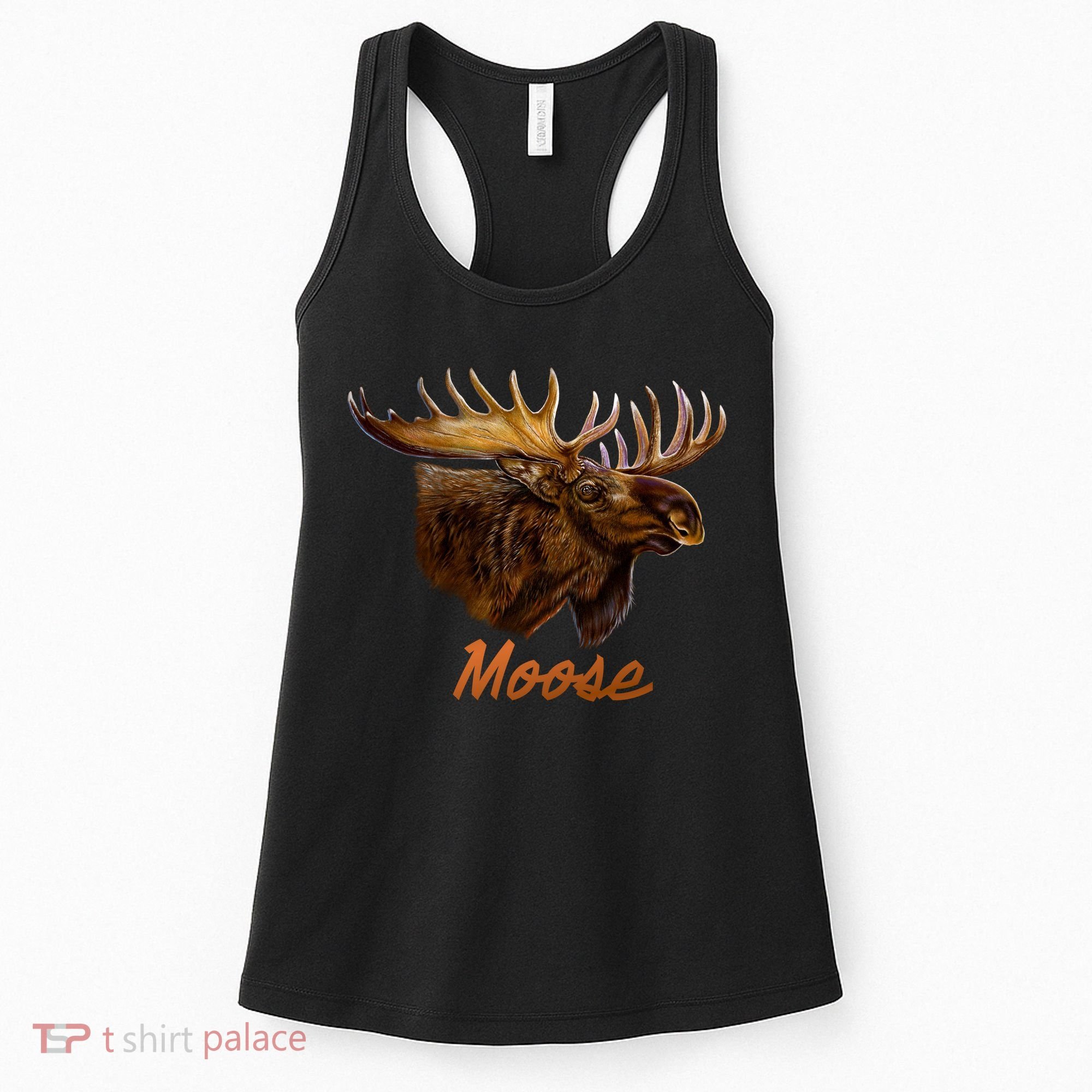 Wildlife - Moose Head Portrait Women's Tank Top
