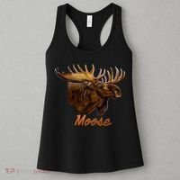 Wildlife - Moose Head Portrait Women's Tank Top thumb 3