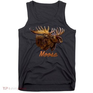 Wildlife - Moose Head Portrait Tank Top