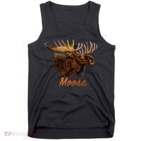 Wildlife - Moose Head Portrait Tank Top thumb 0