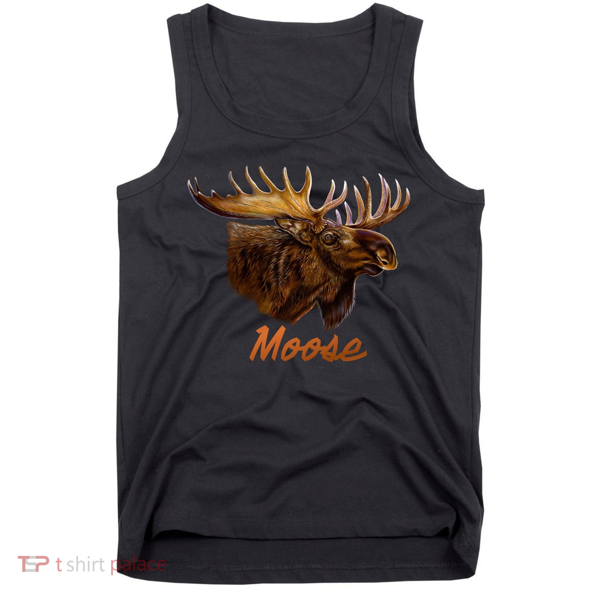 Wildlife - Moose Head Portrait Tank Top