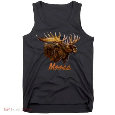 Wildlife - Moose Head Portrait Tank Top