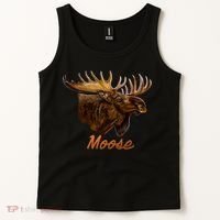 Wildlife - Moose Head Portrait Tank Top thumb 2