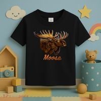 Wildlife - Moose Head Portrait Toddler T-Shirt thumb 3