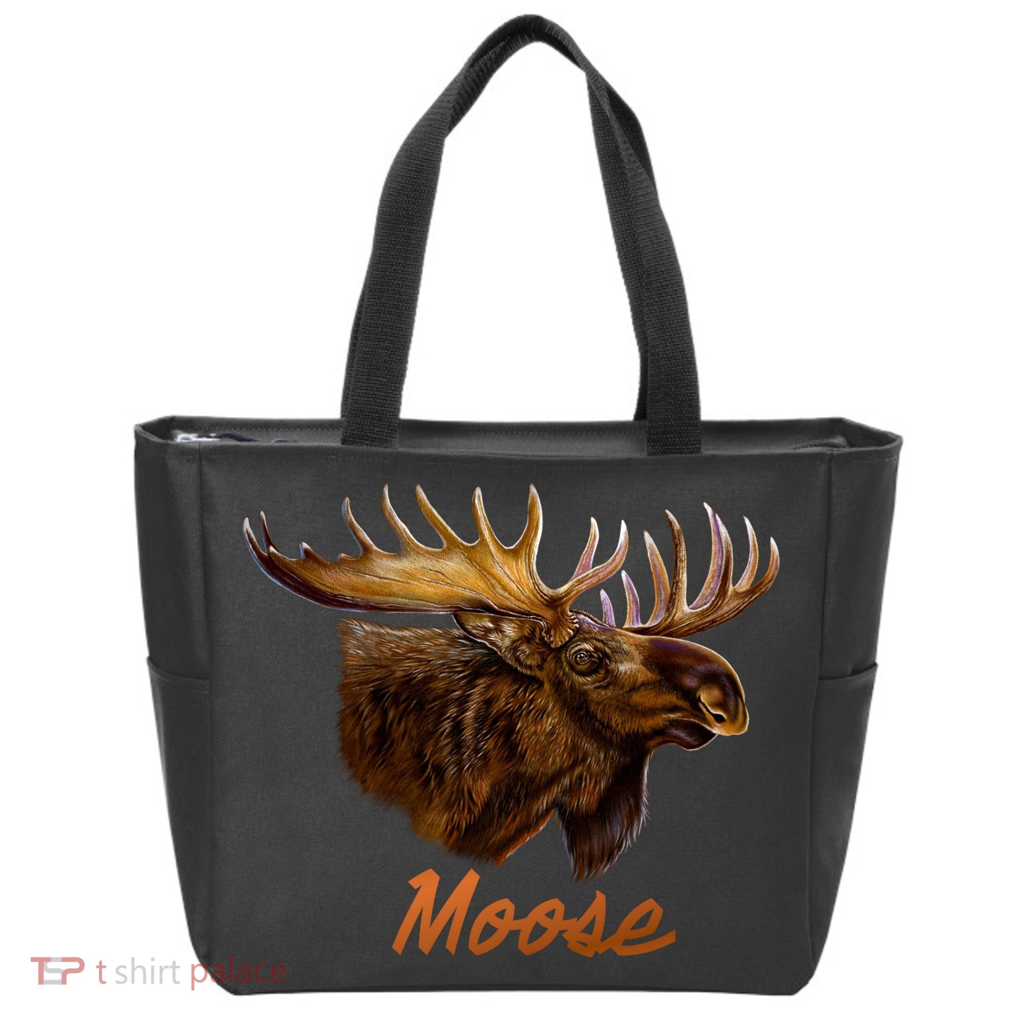 Wildlife - Moose Head Portrait Tote Bag