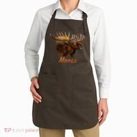 Wildlife - Moose Head Portrait Apron thumb 2