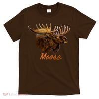 Wildlife - Moose Head Portrait T-Shirt thumb 0