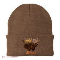 Wildlife - Moose Head Portrait Beanie thumb 0