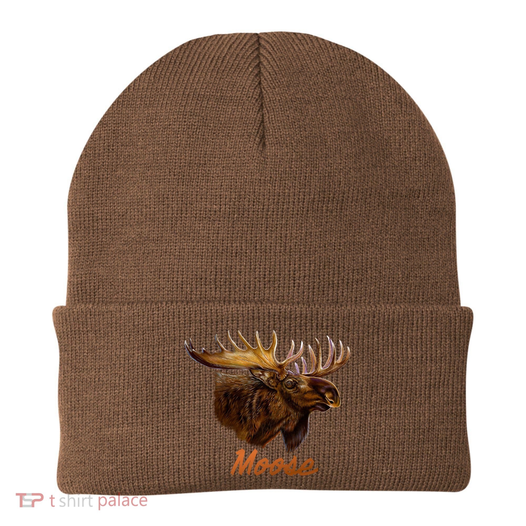 Wildlife - Moose Head Portrait Beanie