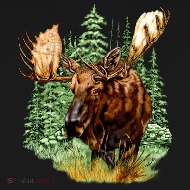 Wildlife - Moose Portrait Infant Fleece One Piece