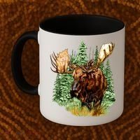Wildlife - Moose Portrait Coffee Mug thumb 2