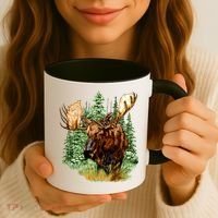 Wildlife - Moose Portrait Coffee Mug thumb 3