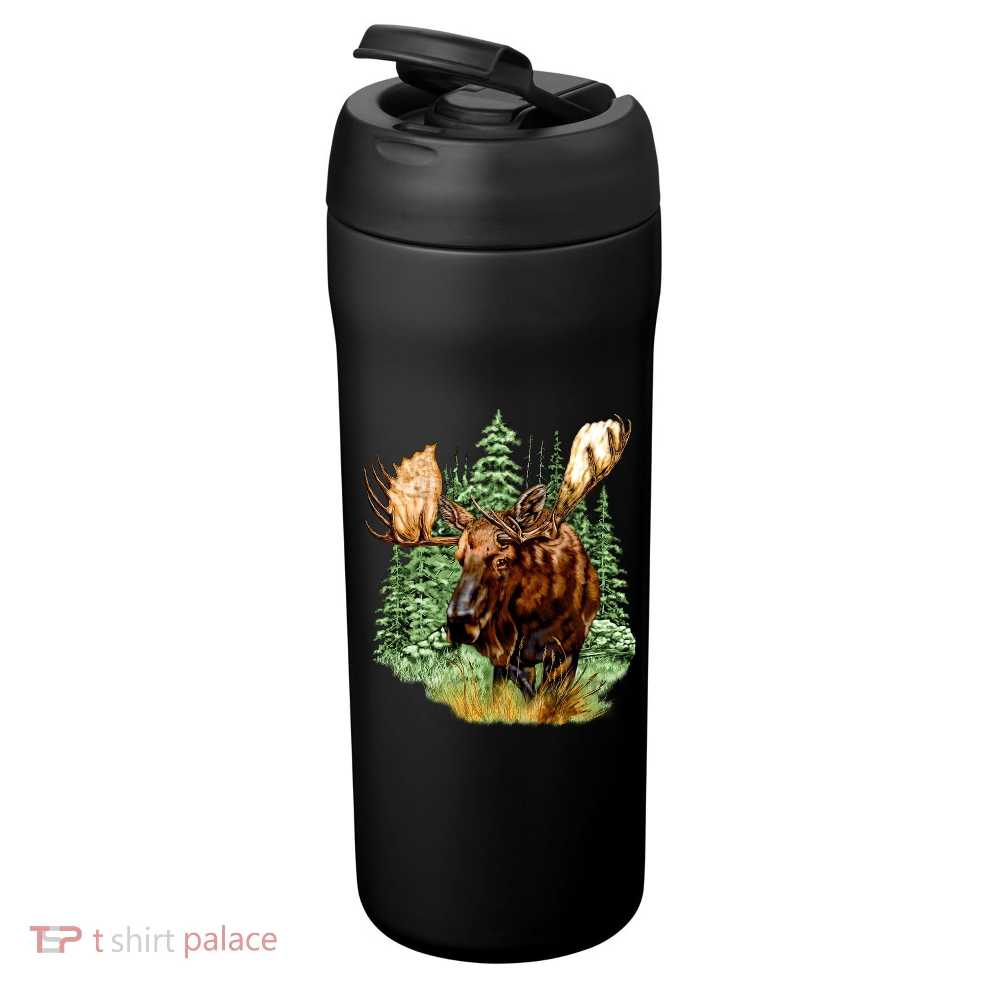 Wildlife - Moose Portrait 24oz Duet Stainless Steel Tumbler