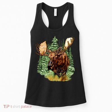 Wildlife - Moose Portrait Women's Tank Top