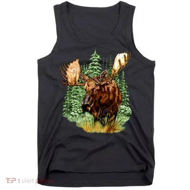 Wildlife - Moose Portrait Tank Top