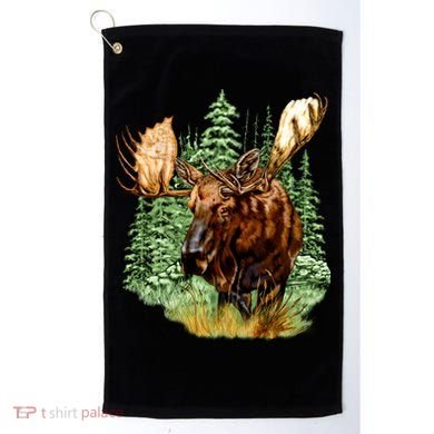 Wildlife - Moose Portrait Golf Towel