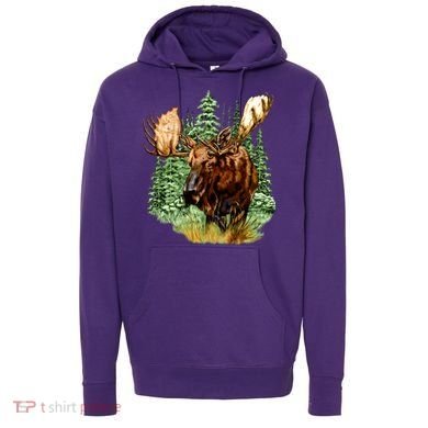 Wildlife - Moose Portrait Hoodie