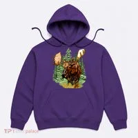 Wildlife - Moose Portrait Hoodie thumb 0