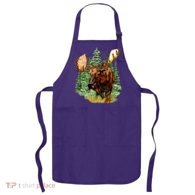 Wildlife - Moose Portrait Apron