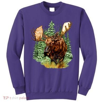 Wildlife - Moose Portrait Sweatshirt