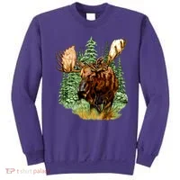 Wildlife - Moose Portrait Sweatshirt thumb 0