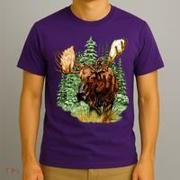 Wildlife - Moose Portrait T-Shirt thumb 3