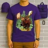 Wildlife - Moose Portrait T-Shirt thumb 6