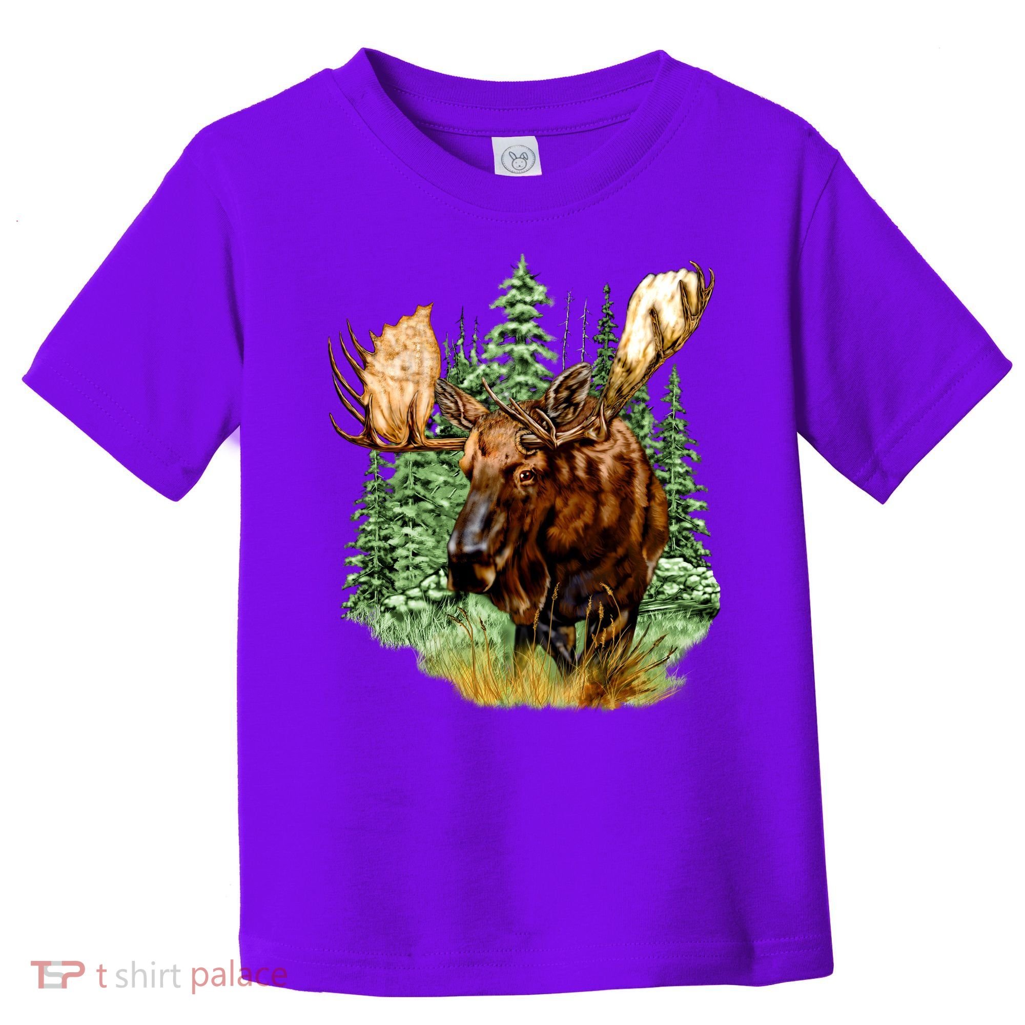 Wildlife - Moose Portrait Toddler T-Shirt