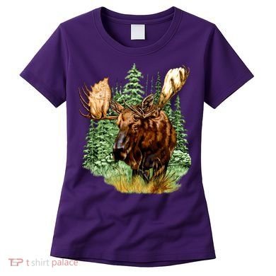 Wildlife - Moose Portrait Women's T-Shirt