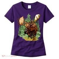 Wildlife - Moose Portrait Women's T-Shirt thumb 0