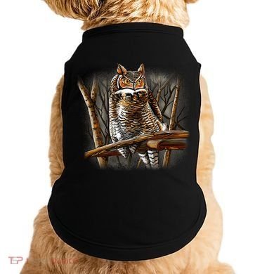 Wildlife - Owl Perched Doggie Tank