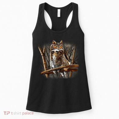 Wildlife - Owl Perched Women's Tank Top