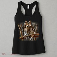 Wildlife - Owl Perched Women's Tank Top thumb 3