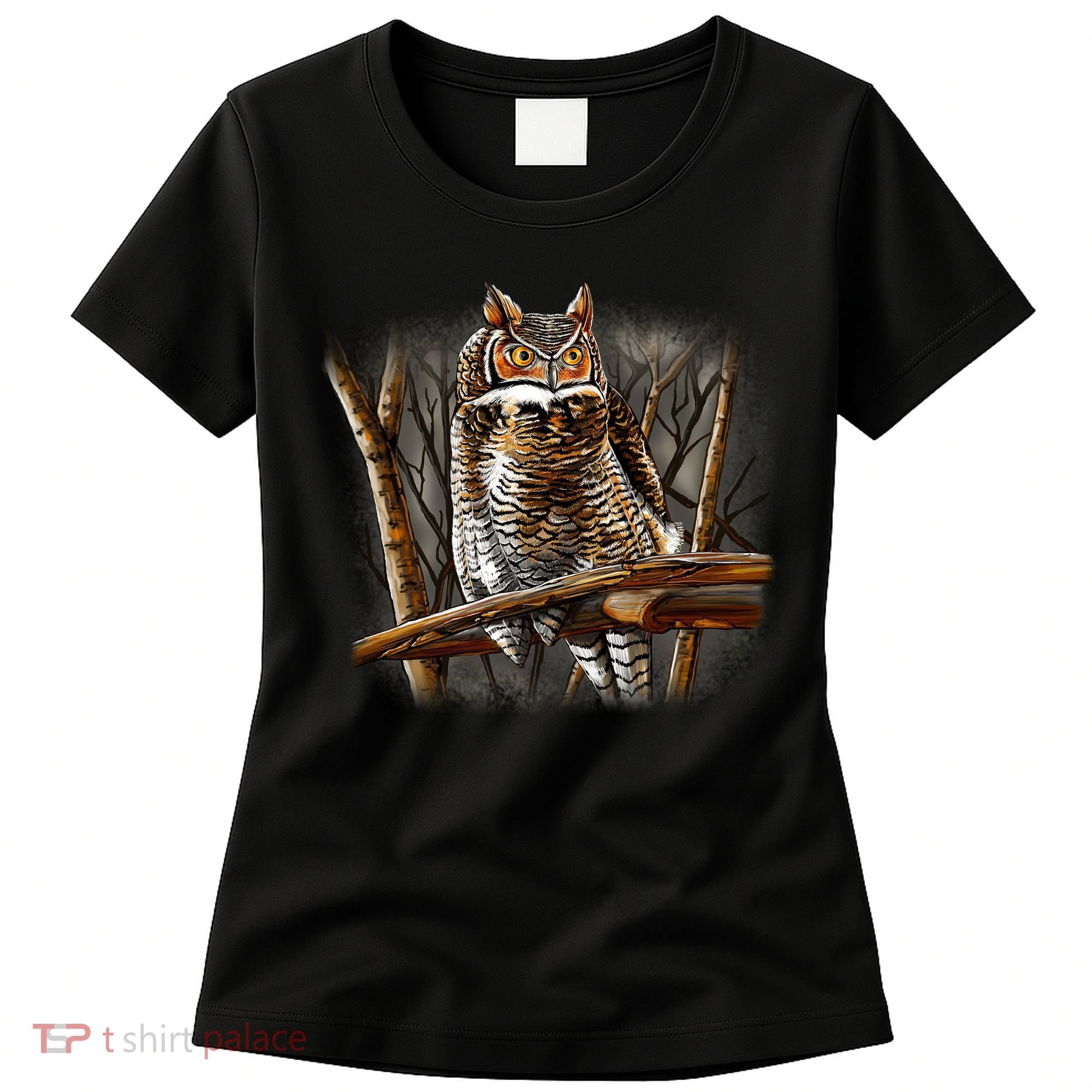 Wildlife - Owl Perched Women's T-Shirt