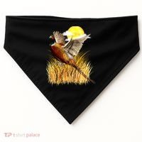Wildlife - Pheasant Bird Portrait USA-Made Doggie Bandana thumb 0